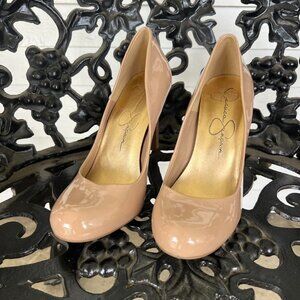 Jessica Simpson Women's Tan and Pink Courts